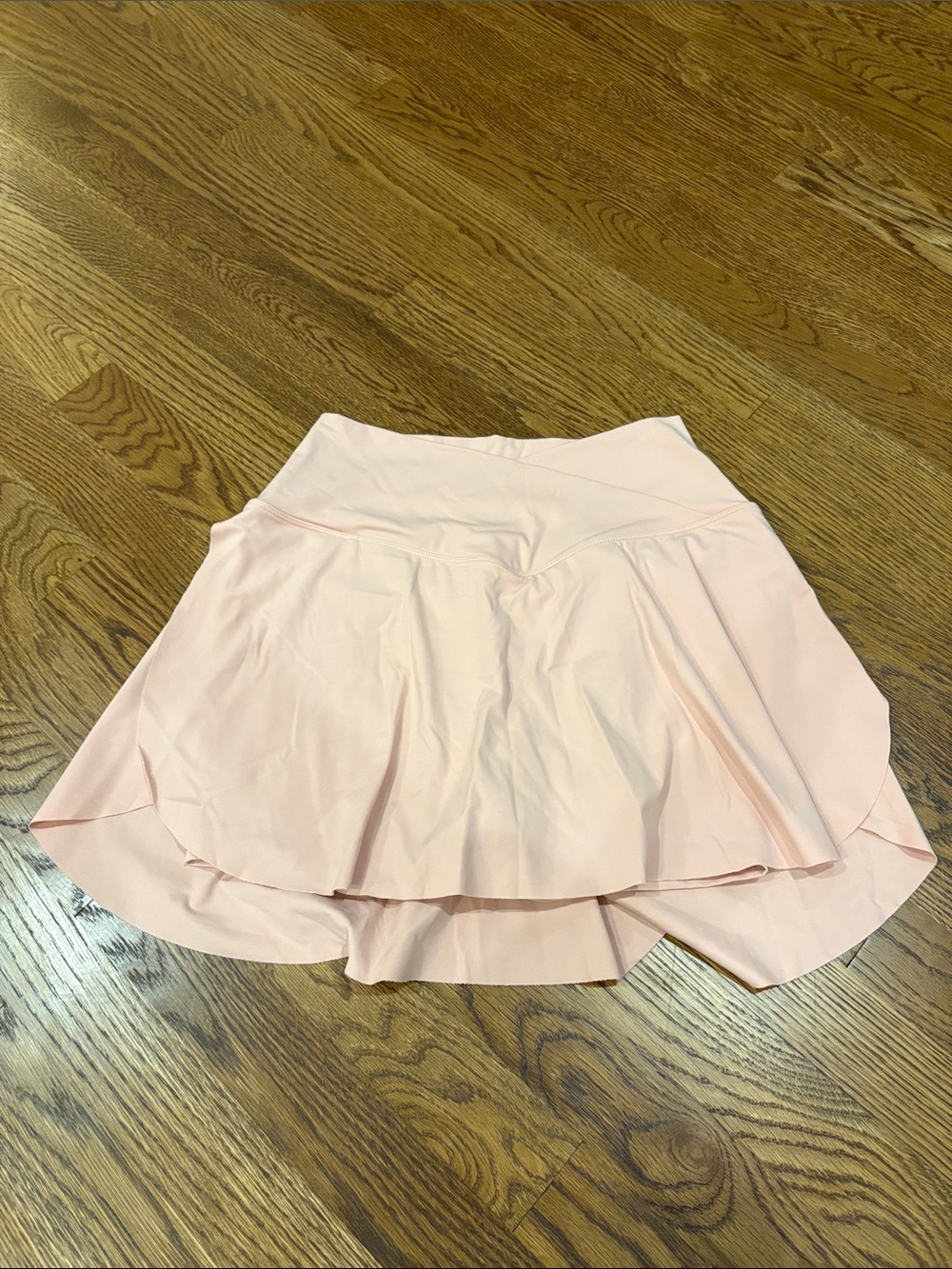 HALARA Light Pink Athletic Skirt with Flared Layers
